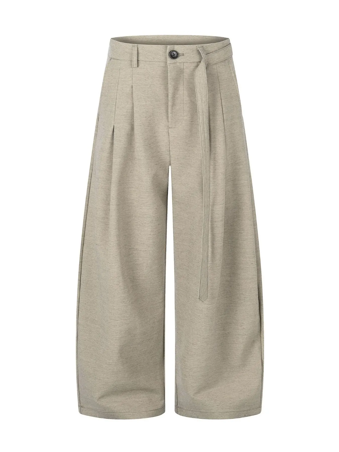 Men's Wide-Leg Pleated Pants