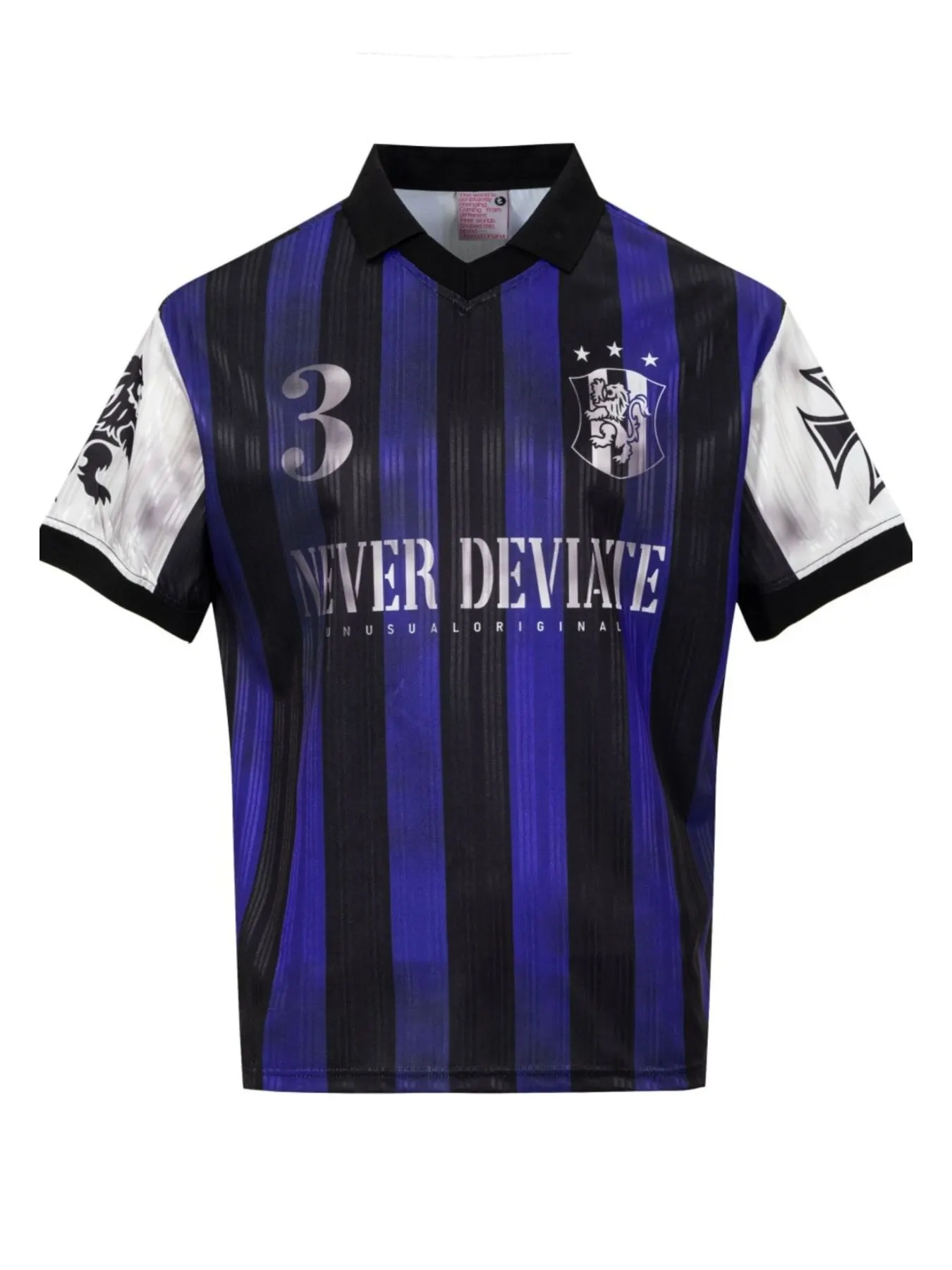 Men's Striped Soccer Jersey T-Shirt